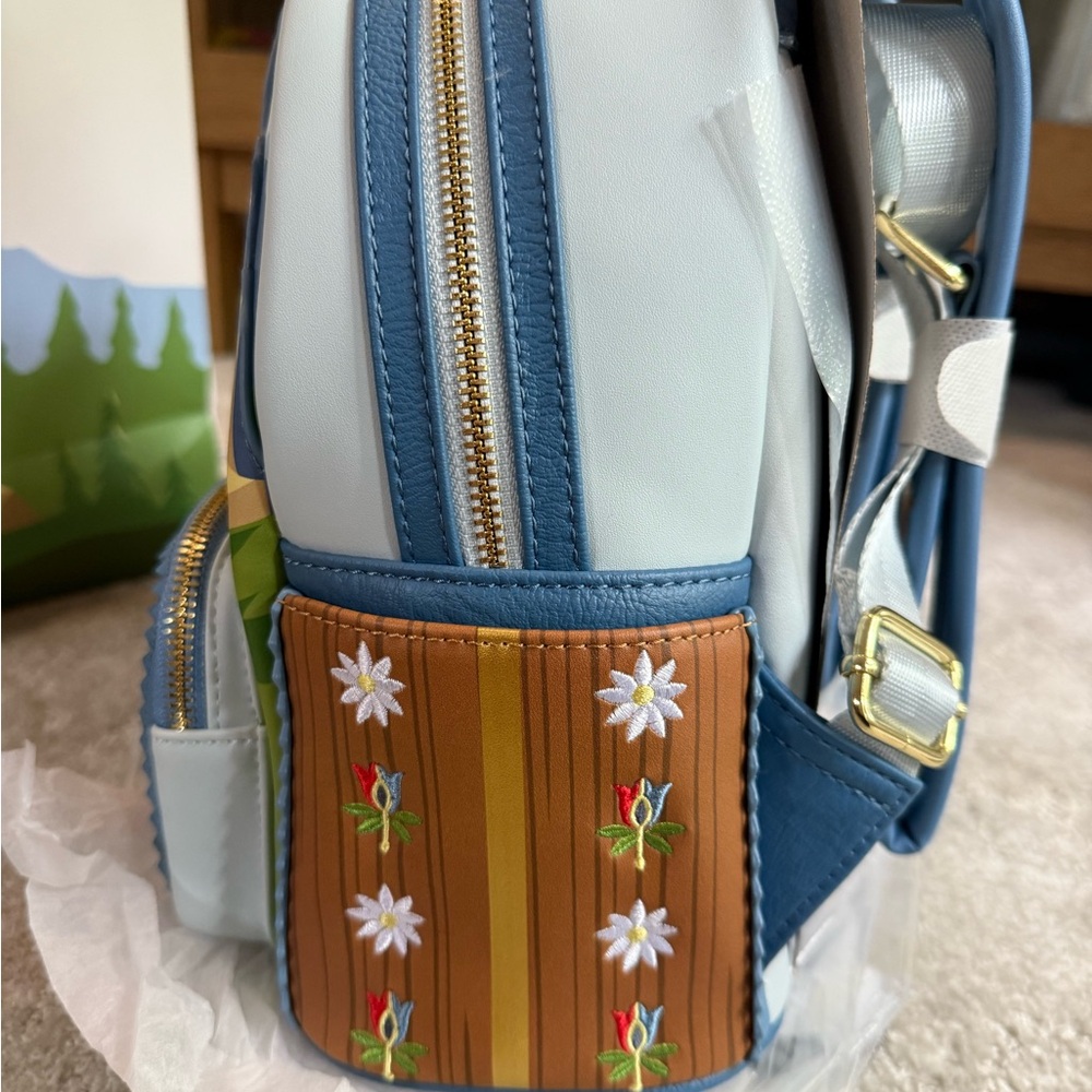 Loungefly Disney Parks Matterhorn Backpack - Blue and Brown - Picture 5 of 6